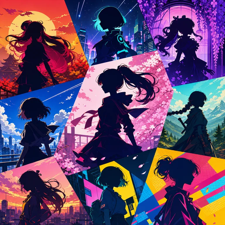 Japanese Anime Heroines