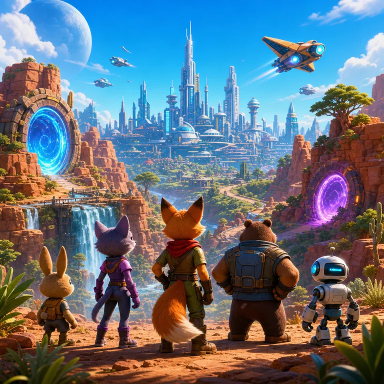 Animated Adventure Characters