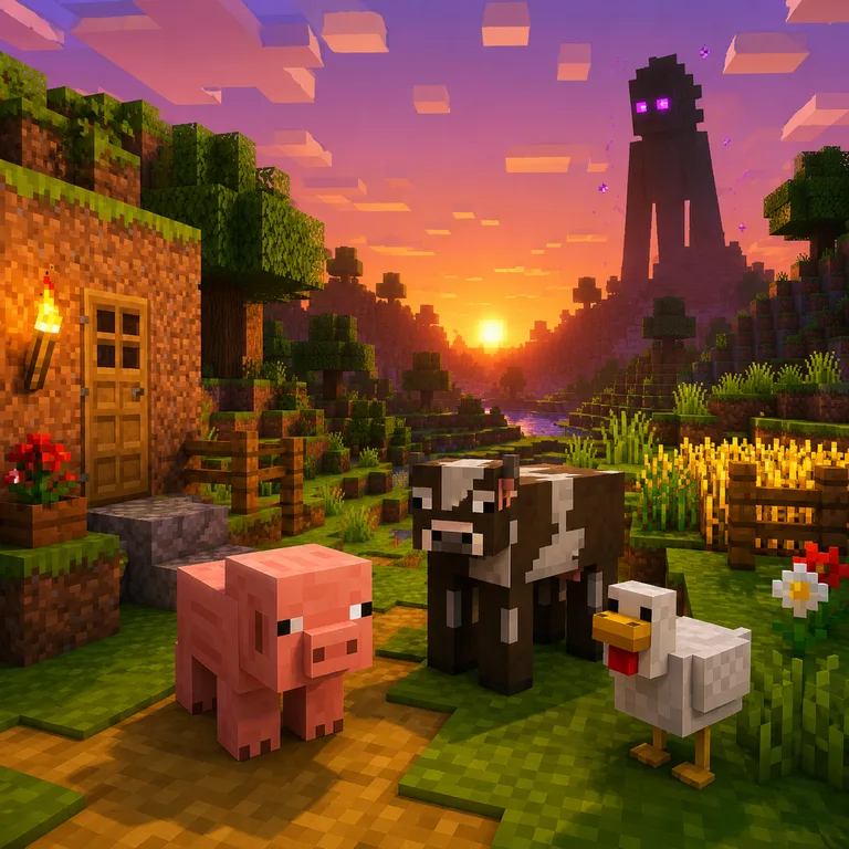 Minecraft Mobs & Blocks
