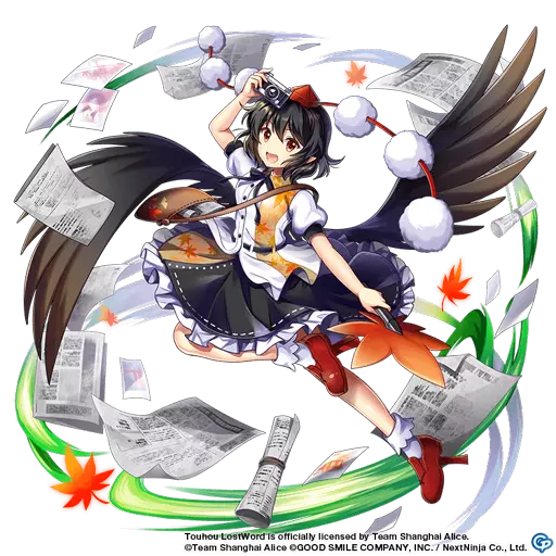 Aya Shameimaru (Touhou Lostword)