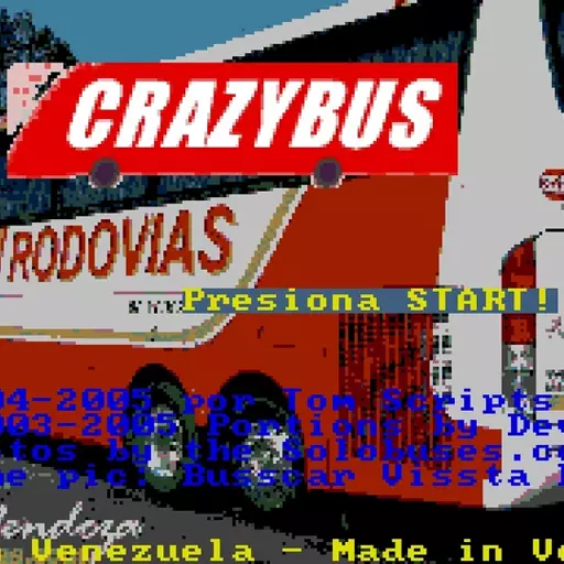 CrazyBus Title Screen