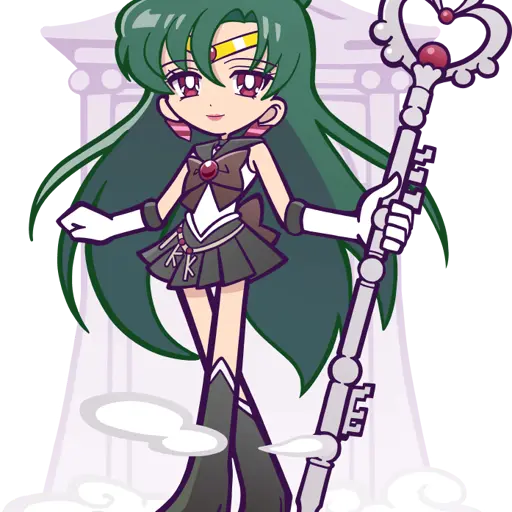 Setsuna Meiou / Sailor Pluto (Sailor Moon / Puyo Puyo Quest) (Japanese)
