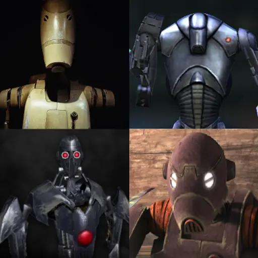 (Droid PACK) B1 Droid, B2 Super Droid, Bx Droid, Magna Guard (STAR WARS)