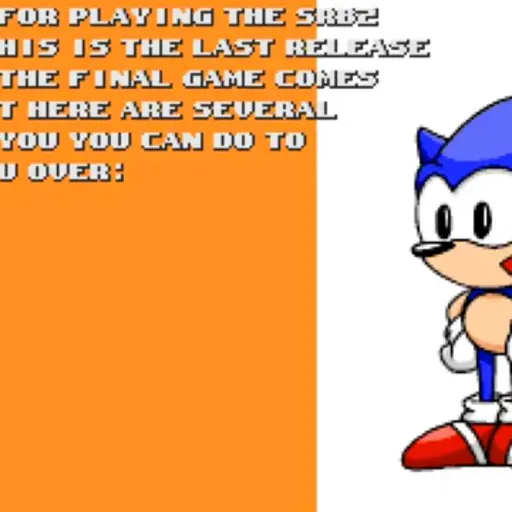 Sonic from SRB2 Final Demo (REPOST)