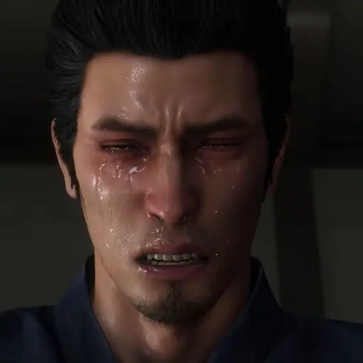 Kiryu Crying (Like A Dragon Gaiden)