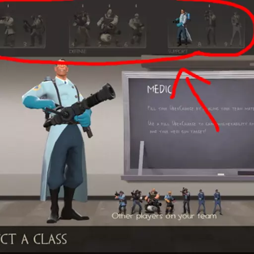 Literally the guitar from the TF2 Class Select Screen (Team Fortress 2)