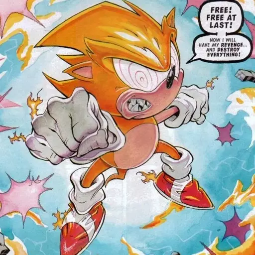 Fleetway Sonic (Sonic The Comic)