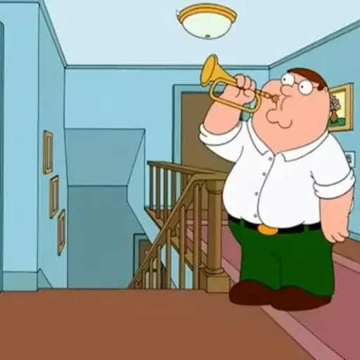 Literally the Family Guy bugle