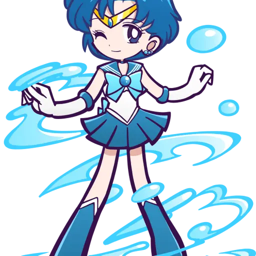 Ami Mizuno / Sailor Mercury (Sailor Moon / Puyo Puyo Quest) (Japanese)