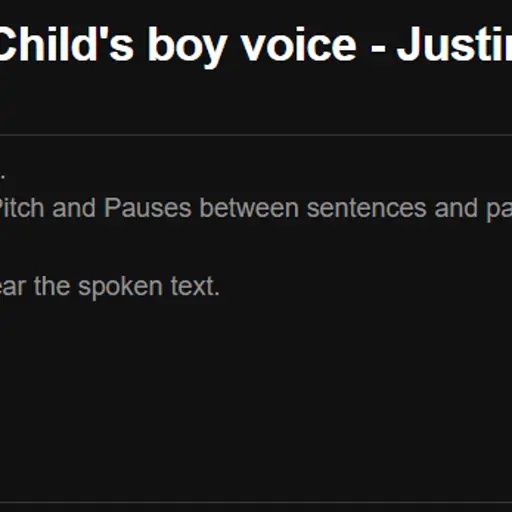 JustinTTS (Readloud)