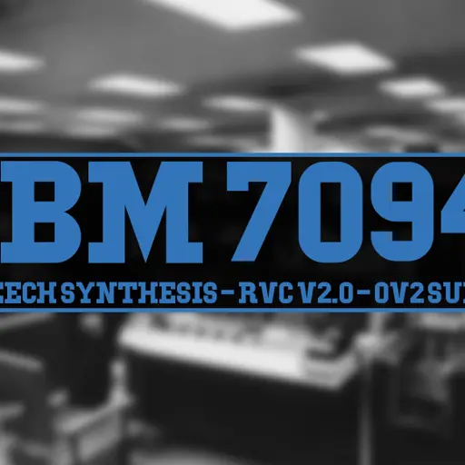 IBM 7094 [ 1961 - Speech Synthesis ]