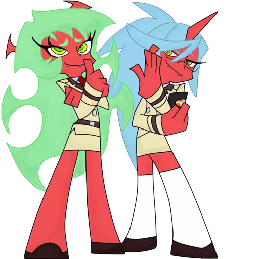 Scanty and Kneesocks (Panty And Stocking With Garterbelt ENG Dub) - 100/ (Reupload)