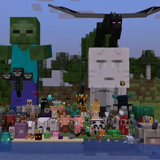 Every sing mob (minecraft version 1.21)