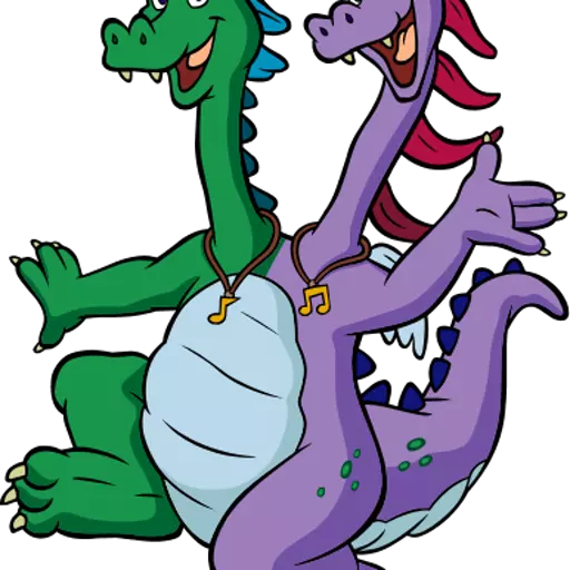 Zak and Wheezie (Dragon Tales), Trained