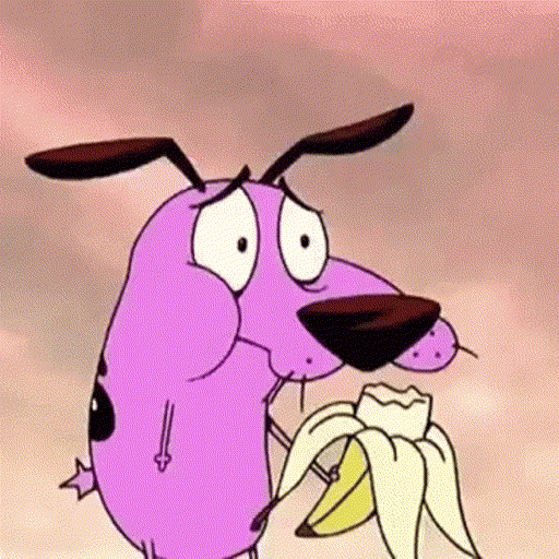 Courage the Cowardly Dog (retrained!)