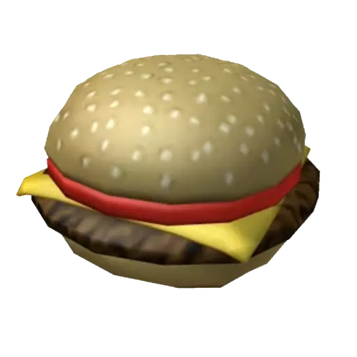 the Cheezburger gear from Roblox