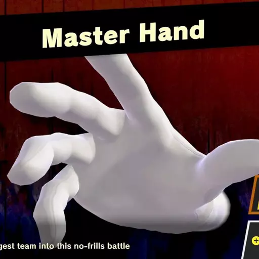 Super Smash Bros. Announcer - Master Hand (from SSBU)