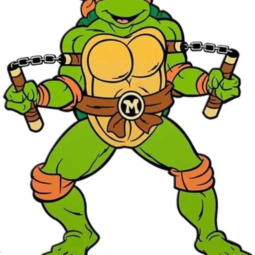 Michelangelo (Townsend Coleman) (TMNT 1987, Nickelodeon All-Star Brawl)
