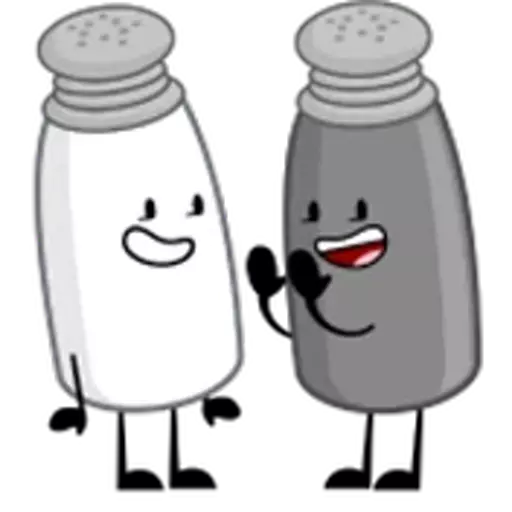 Salt and Pepper (Inanimate Insanity) each
