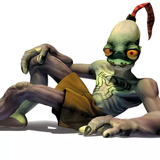 Abe from the Oddworld series (1998 - 2001)