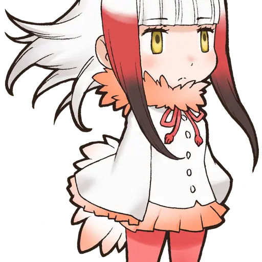 Japanese Crested Ibis / Toki (Kemono Friends) (Screaming)