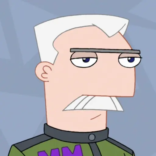 Major Francis Monogram (Phineas and Ferb) [Latin American Spanish Dub]