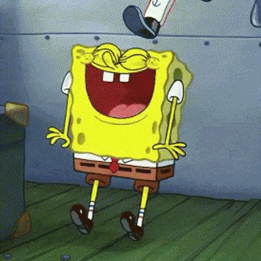 SpongeBob Laughing