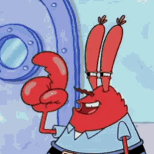 Mr Krabs Laughing