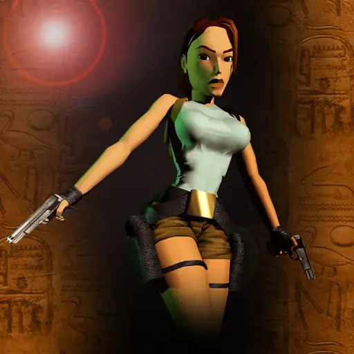 Lara Croft (Tomb Raider 1) (1996) (PS1 - PC)